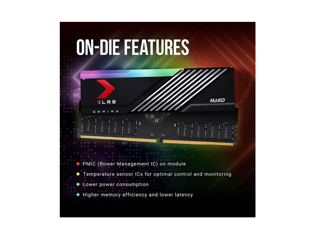 PNY 32GB XLR8 Gaming Epic-X RGB DDR5 6000 MHz UDIMM Desktop Memory Kit (2 x 16GB) in Qatar PNY 32GB XLR8 Gaming Epic-X RGB DDR5 6000 MHz UDIMM Desktop Memory Kit (2 x 16GB) in Qatar